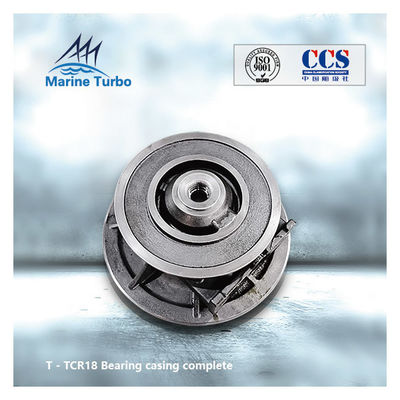 T- TCR18 Cast Iron Turbocharger Bearing Casing For HFO Engine