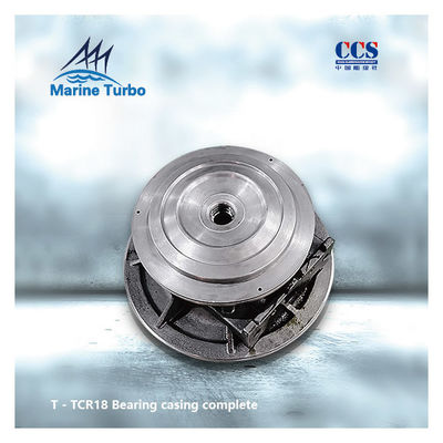 T- TCR18 Cast Iron Turbocharger Bearing Casing For HFO Engine