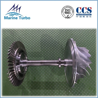 Axial Turbine Rotor Assembly For Mitsubishi Turbo Spare Parts MET53SC