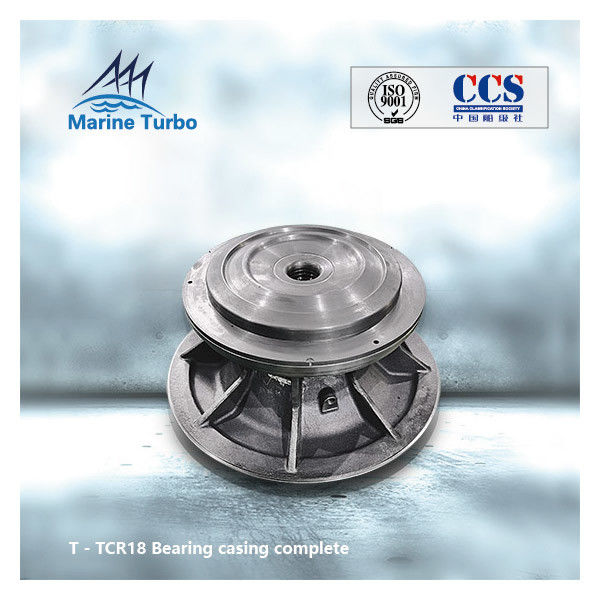 T- TCR18 Cast Iron Turbocharger Bearing Casing For HFO Engine